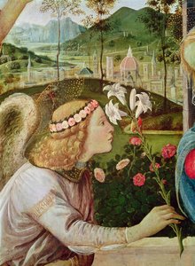(dettaglio) Testa di un angelo in L